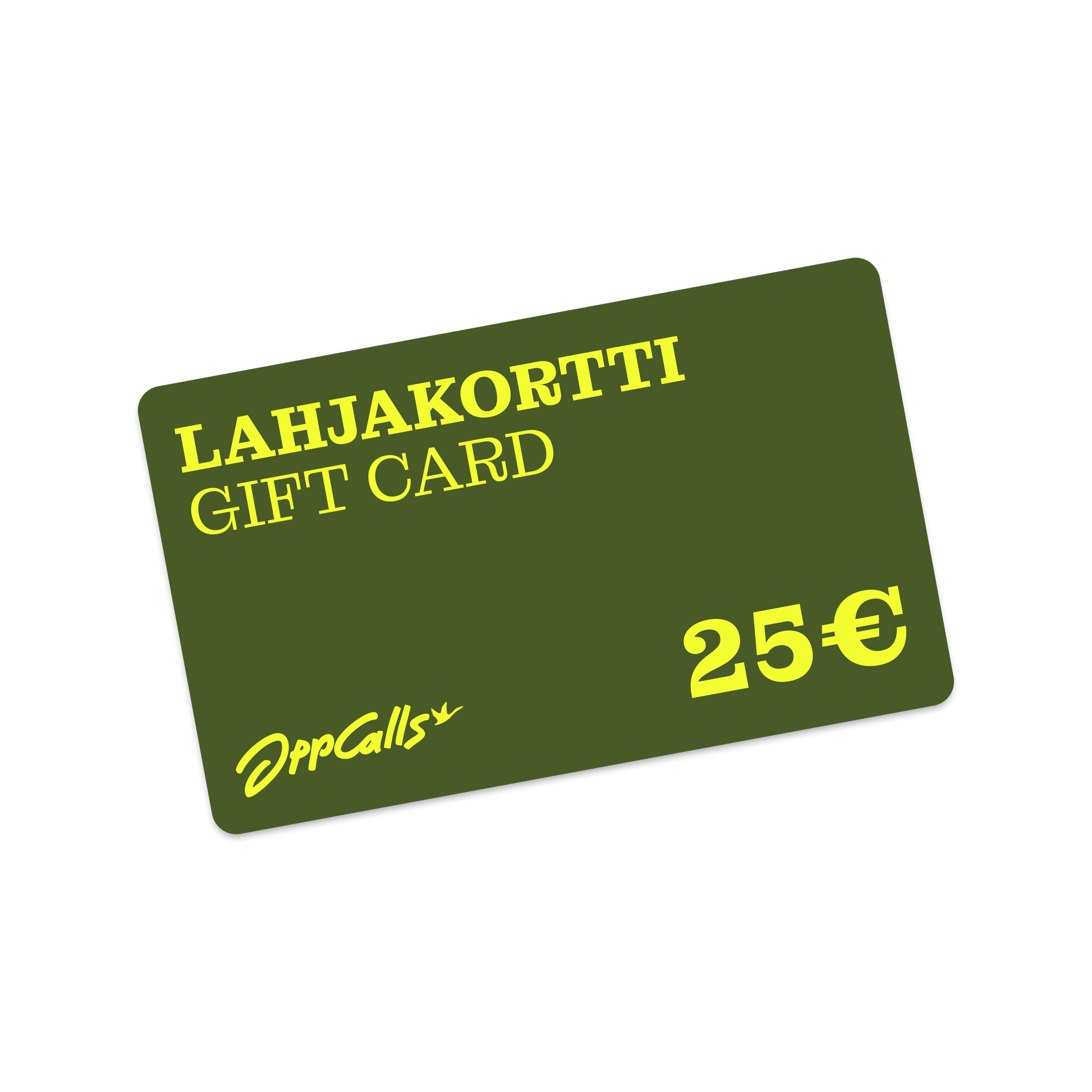 JPPCalls gift card via email