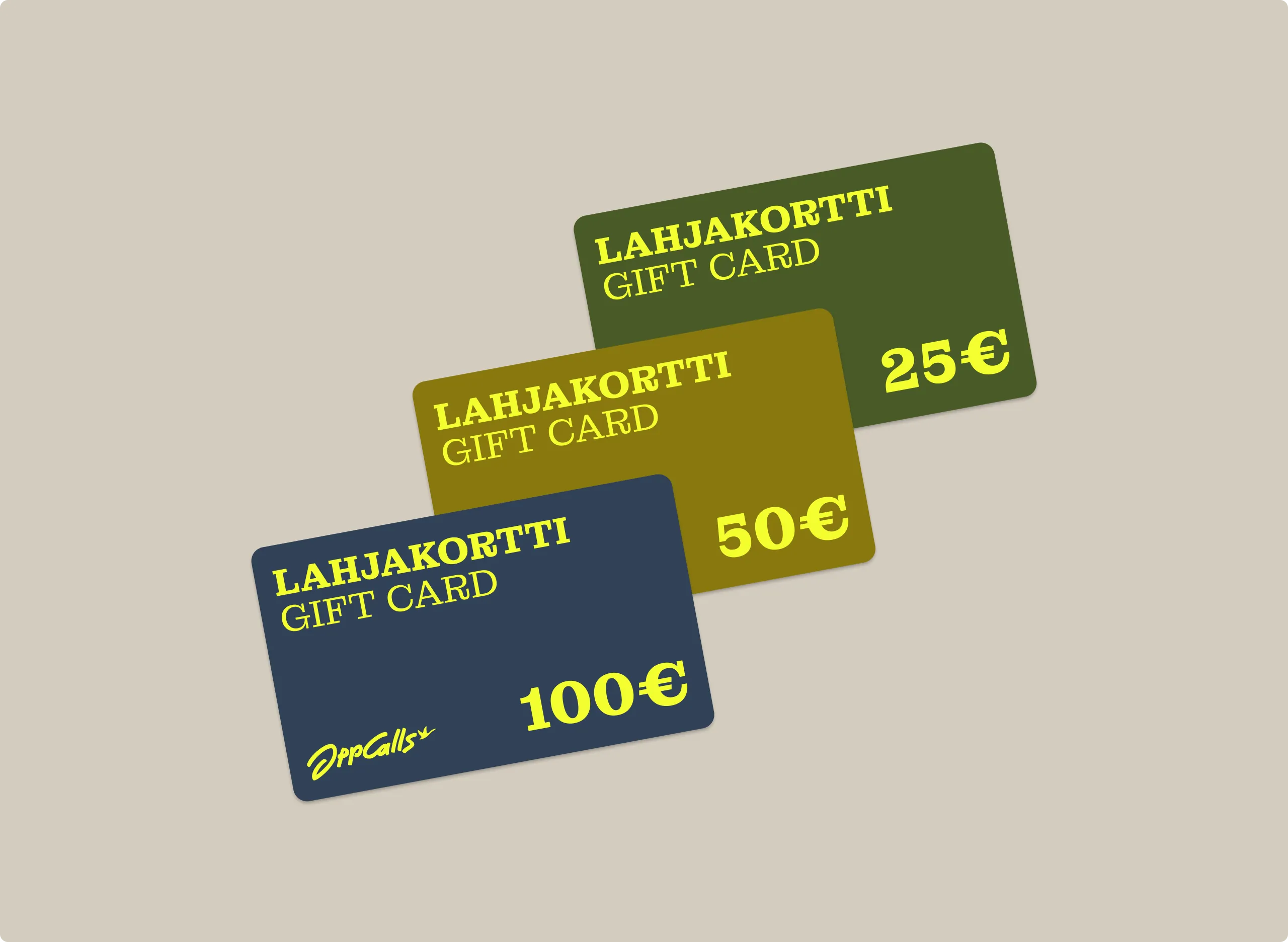 Lahjakortit